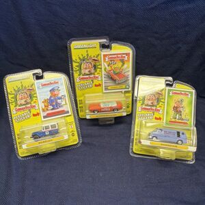 Garbage Pail Kids - Series 6 54100-C,D,F 3 Car Lot - 1/64 Scale Greenlight